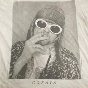 Rare Kurt Cobain graphic tee Nirvana